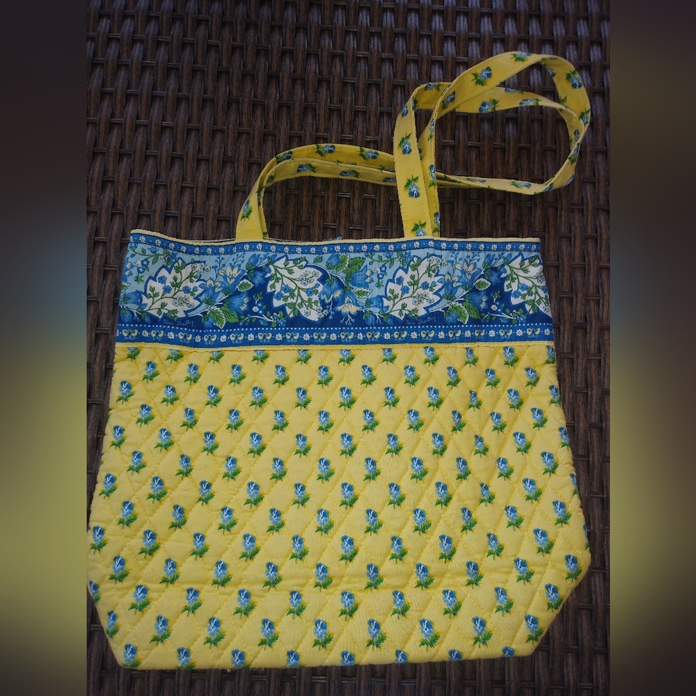 Vera Bradley Katherine button tote bag.  Retired Spring 2004